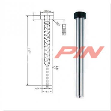 Round punches with reduced shaft Round punches with reduced shaft
