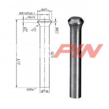 Piercing punches with trumpet head Piercing punches with trumpet head