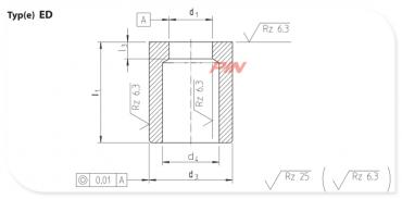 Piercing die bushings