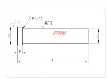 Round precision punches with cylindrical head ISO 8020 Round precision punches with cylindrical head ISO 8020