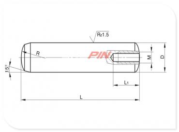 Spine cilindriche con foro filettato DIN 7979 Spine cilindriche con foro filettato DIN 7979