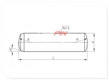 Precision dowel pins DIN 6325 Precision dowel pins DIN 6325