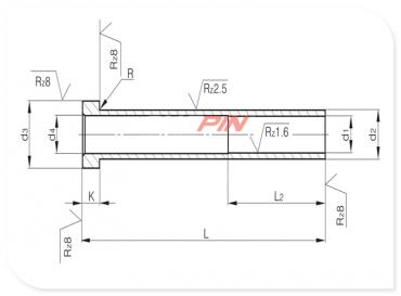 Ejector Sleeves nitrided polished DIN ISO 8405 Ejector Sleeves nitrided polished DIN ISO 8405